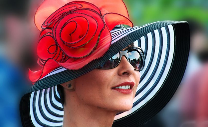 hats worn to horse races