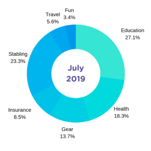 July-2019-Horse-Expense-Report-Chart
