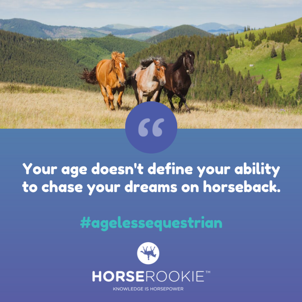 inspirational horse quote about age