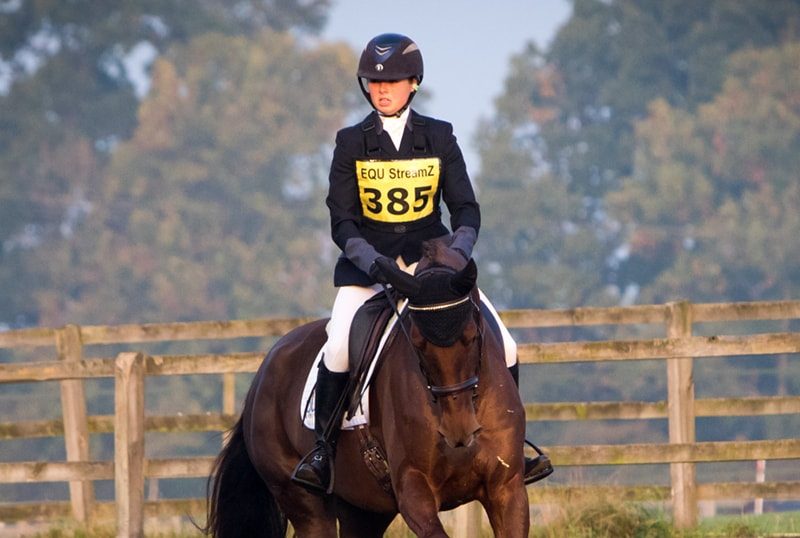 Harriet Upton Eventing Cantering