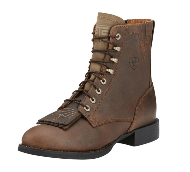 Bottes Ariat Heritage Lacer Homme - Marron Vieilli - Taille US 9 / EU 42 - NEUVES