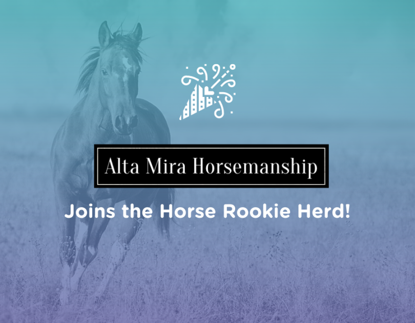 alta mira joins horse rookie