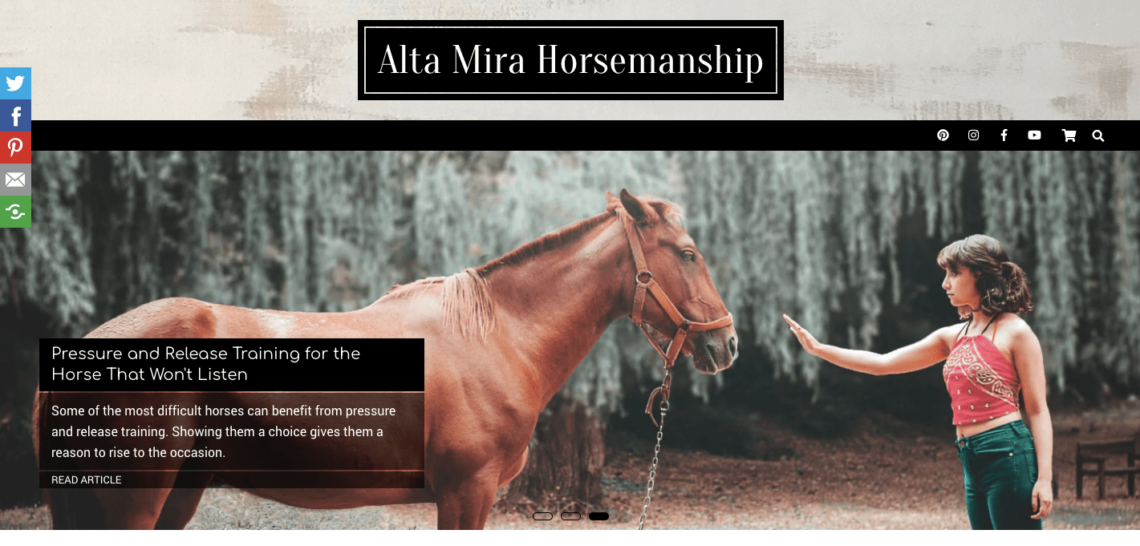Horse Rookie Acquires Alta Mira Horsemanship - Horse Rookie
