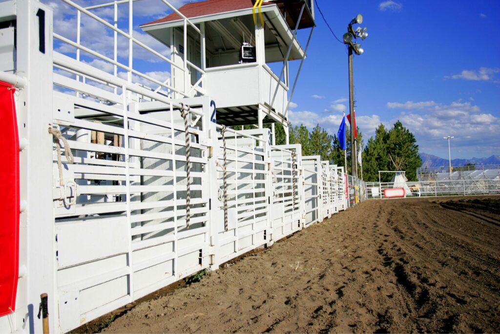grandstand over an arena