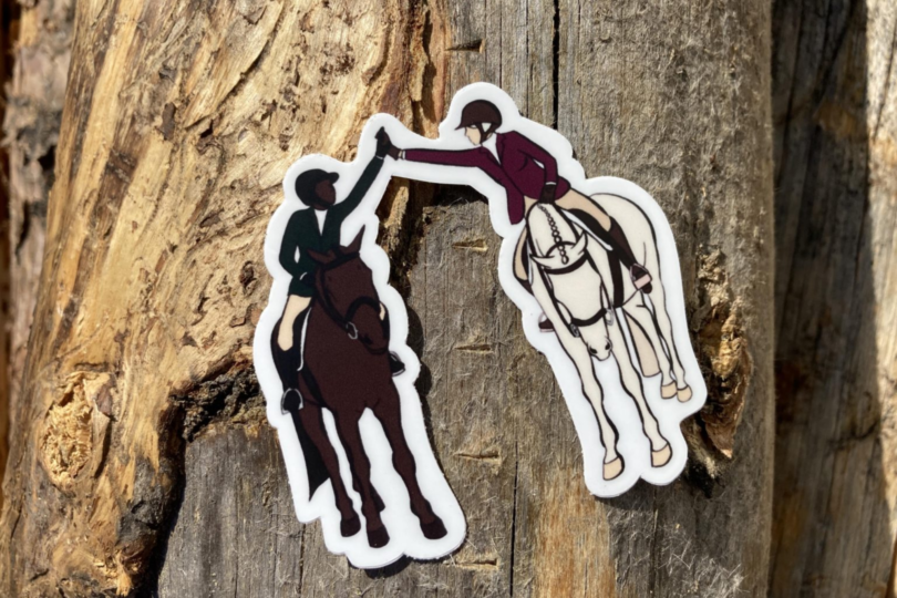 the positive equestrian stickers