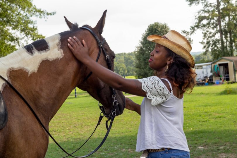 abriana johnson and her horse