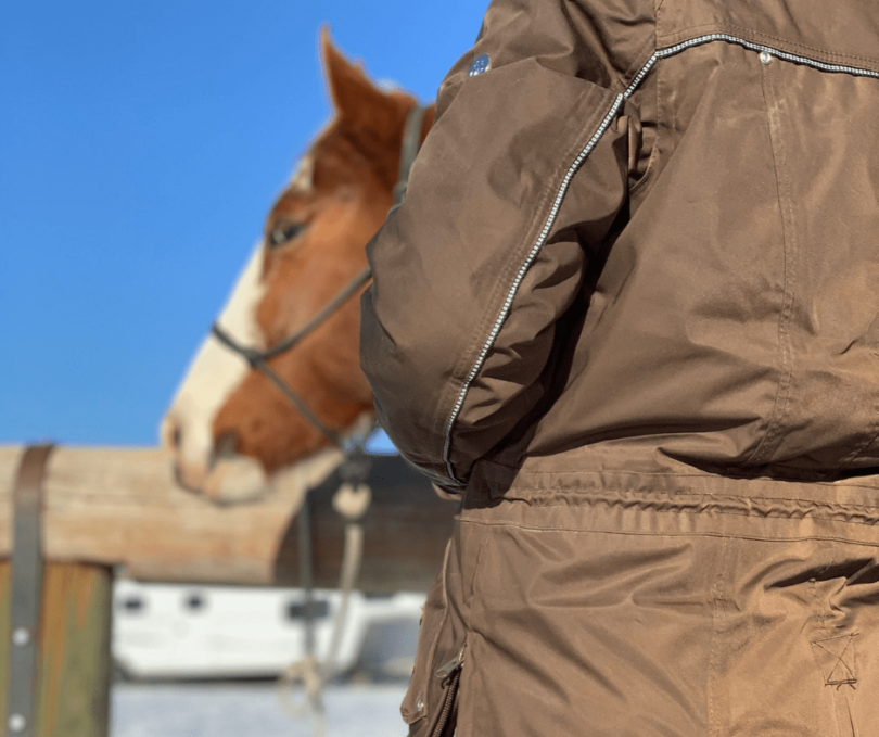 Waterproof coat/jacket horse riding cotton country western no lubrication 