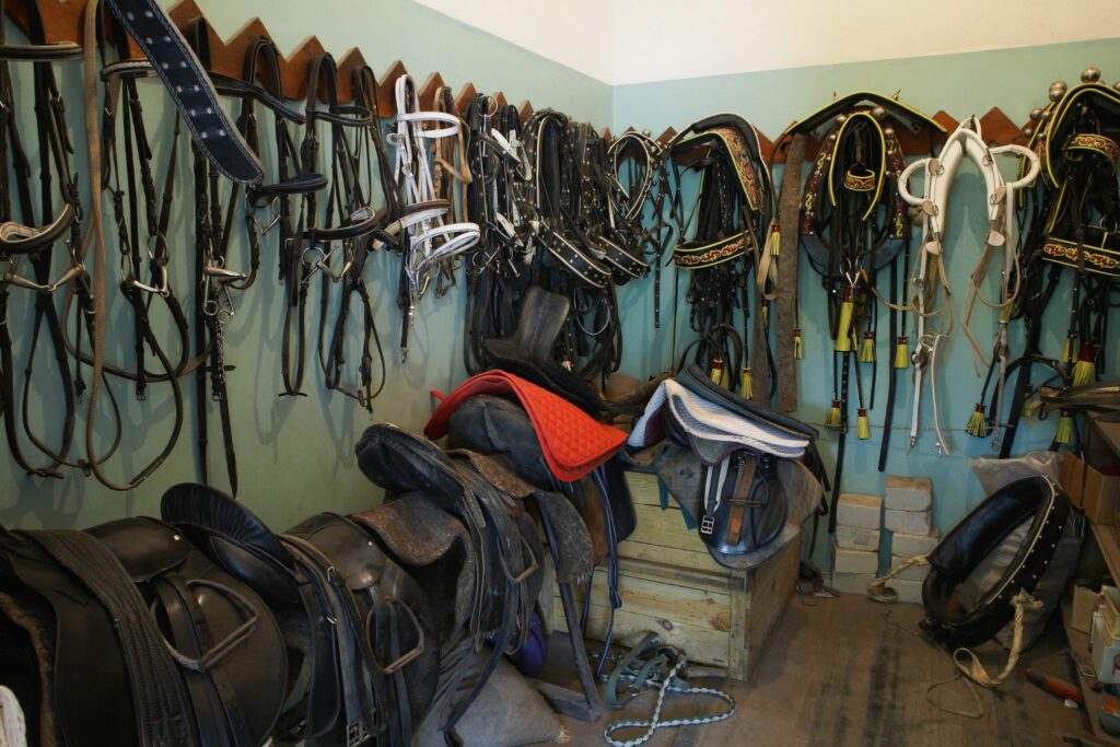 A saddle rack is the best way to store your saddle