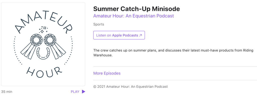 amateur hour podcast episode
