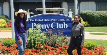 pony club sisters horsing around