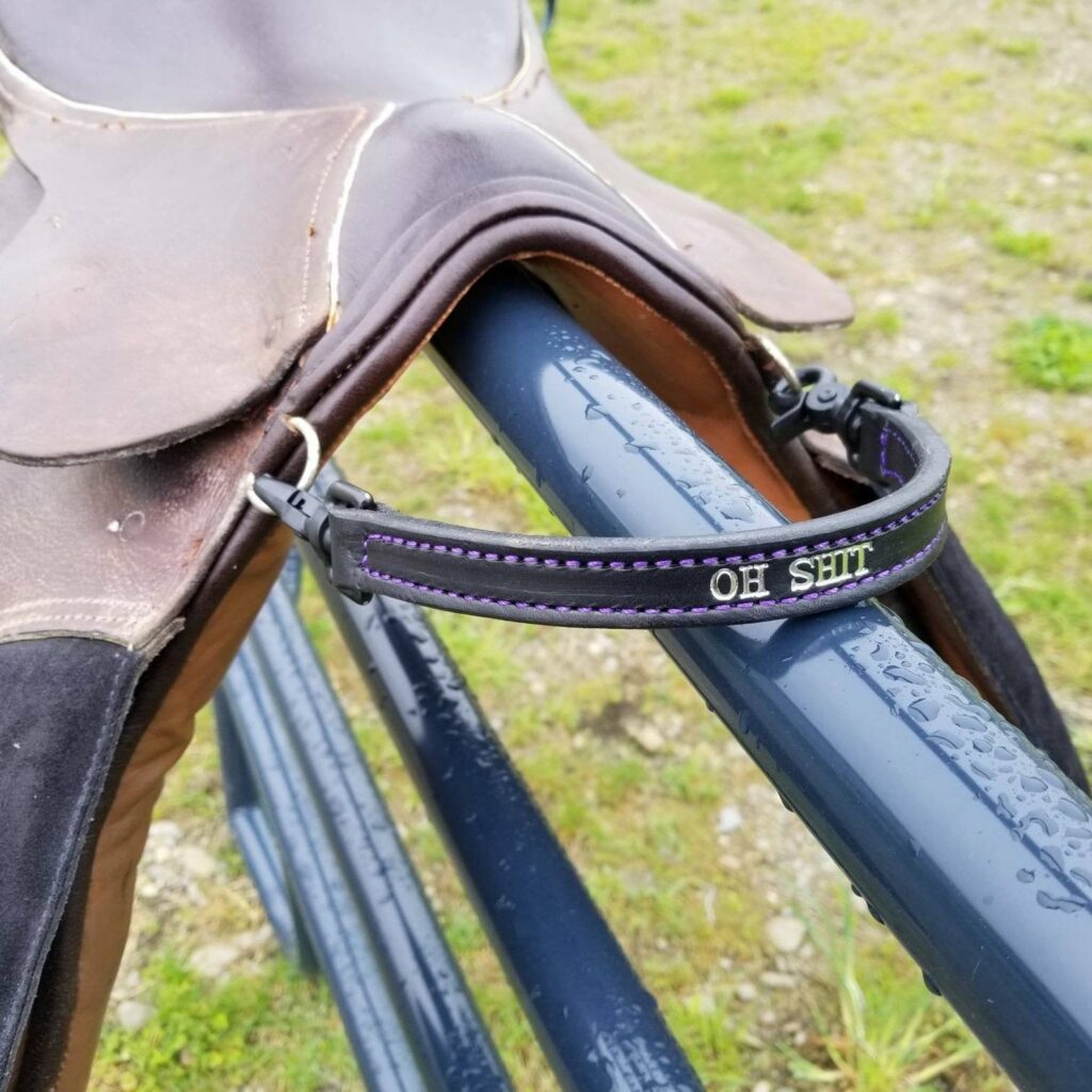 personalized saddle strap