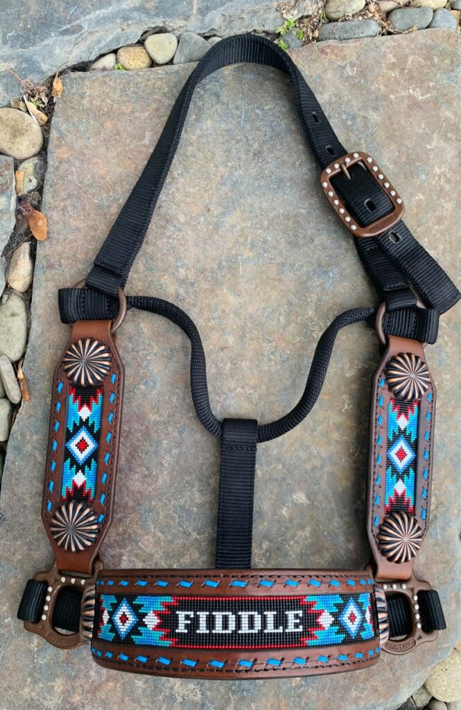 personalized horse halter