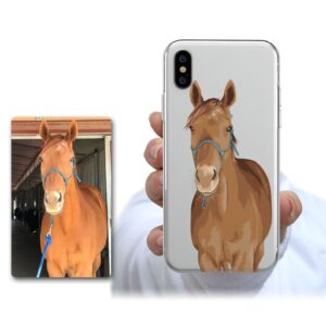 custom horse phone case