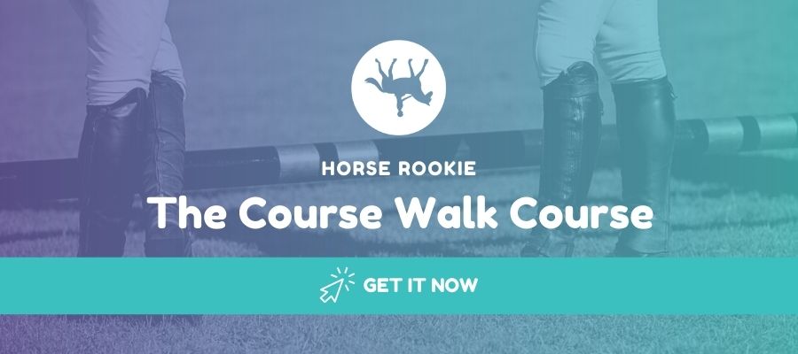 show jumping course walk