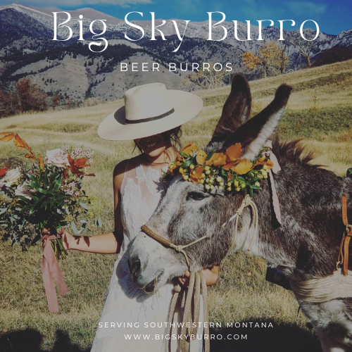 big sky wedding burro