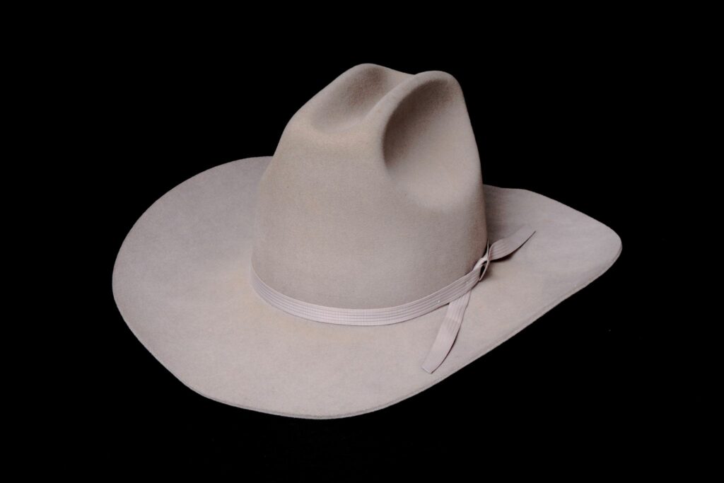felt cowboy hat flat brim