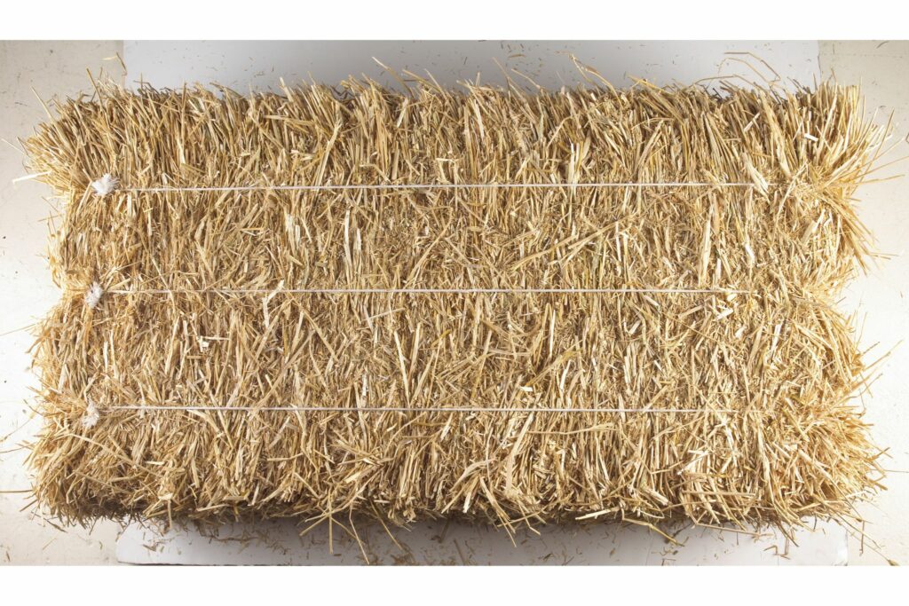 small square hay bale