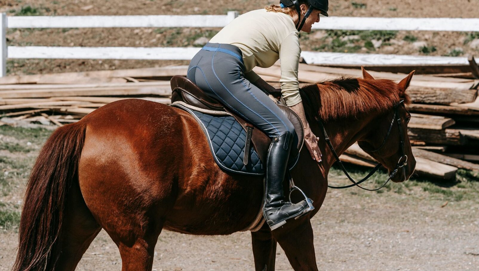 Horse Riding Leggings Tights Grip Phone Pocket Equestrian Pants Women  Ladies