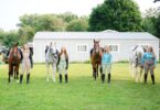 four women and their horses