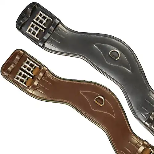 Total Saddle Fit - Shoulder Relief Girth - Dressage (Black, 28)